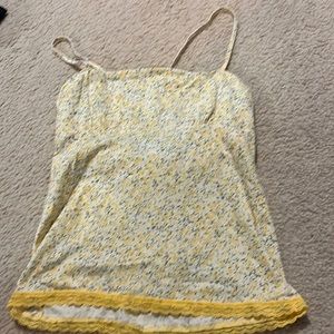 floral banana republic tank top